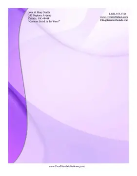 Purple Swirls Abstract Stationery stationery design