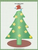 Large Christmas Tree Santa Hat