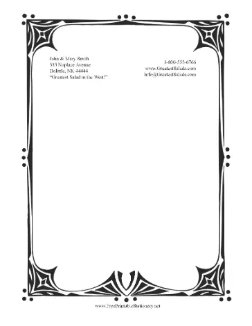 personal,new
 stationery design