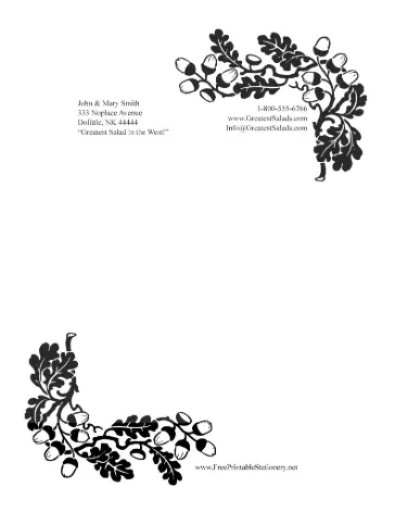 nature,personal,new
 stationery design
