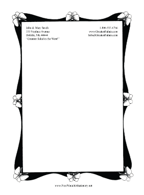 Black And White Butterflies stationery design