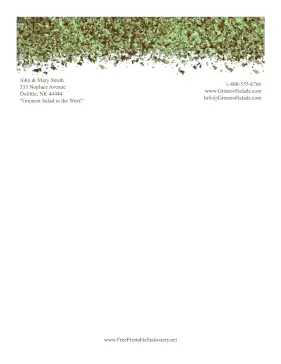 Hedge Leaves stationery design