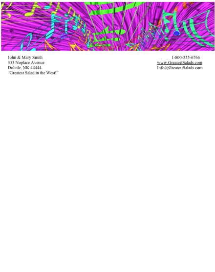Notes stationery design
