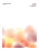 Abstract Orange Circles