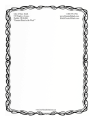 Black And White Sketch Stationery