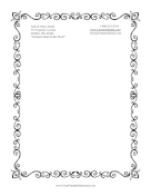 Black Decorative Frame