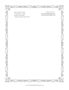 Black Scribbles Border