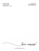 Bon Voyage Stationery Simple