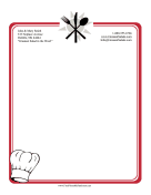Cooking Stationery