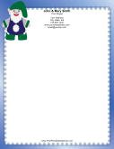 Elf with Blue Border