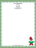 Elf with Green Border