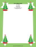 Four Christmas Trees