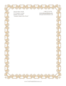 Gold Rounded Border