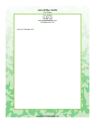 Green Floral