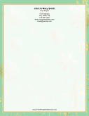 Green Gold Border