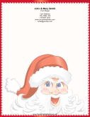 Jolly Santa Red Border
