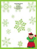Lady Elf in Red and Green
