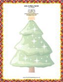 Large Christmas Tree Colorful Plaid Border