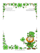 Leprechauns And Shamrocks