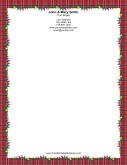 Lights and Plaid Border