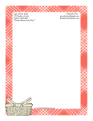 Picnic Stationery