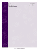 Purple Bubbles Stationery