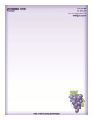 Purple Wine Grapes