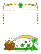 Rainbow And Pot Of Gold