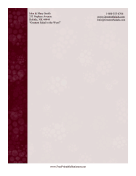 Red Bubbles Stationery