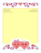 Romantic Heart Couple