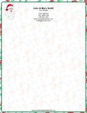 Santa Claus Holiday Border