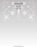 Several Crosses Ornate Background