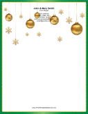 Several Gold Ornaments