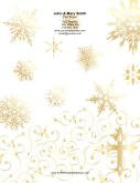 Stylized Gold Cross Ornate Background