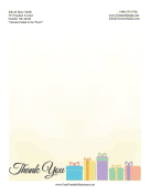 Thank You Stationery Gift