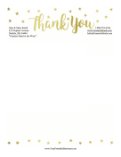 Thank You Stationery Stars