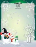 Three Large Snowmen