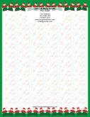 Two Rows of Elves Green Border