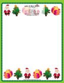 Christmas Stationery - Free Printable Stationery