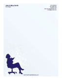 Typist Blue