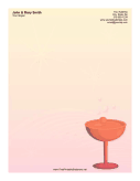 Wine Glass Orange